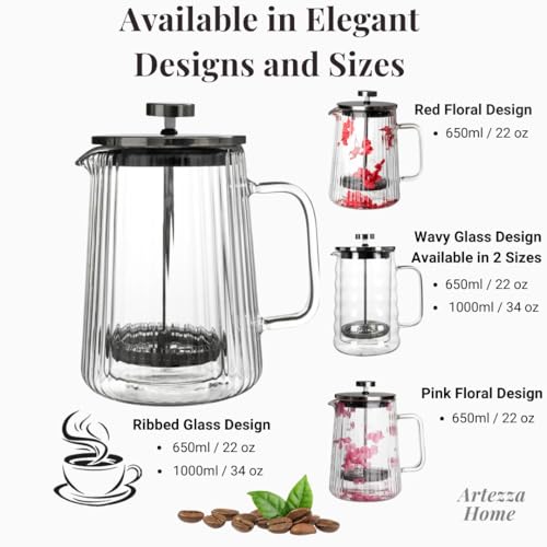 Glass French Press Coffee Maker