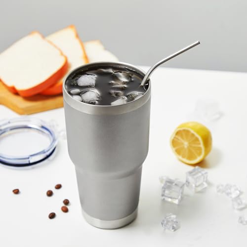 30oz Insulated Tumbler With Lids and Straws (4 Count)
