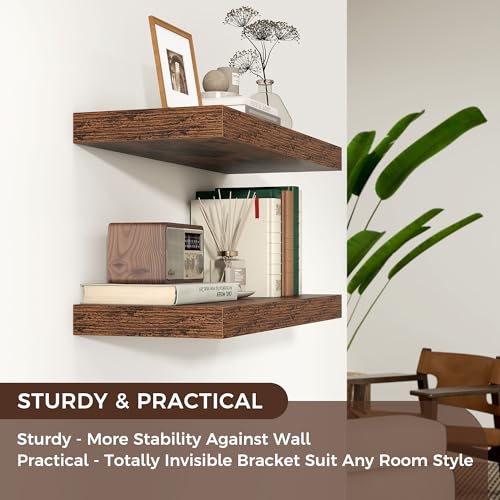 24 Inch Floating Shelves for Wall (2 Count)
