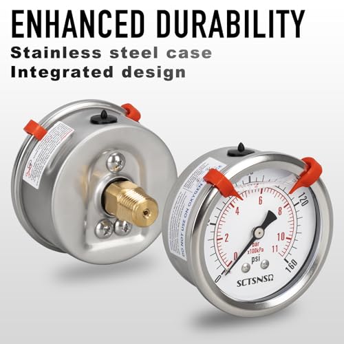0 to 160 Psi Pressure Gauge