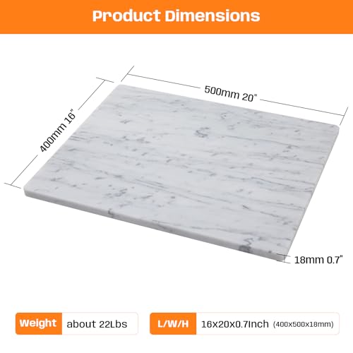 Carrara White Marble Cutting Board