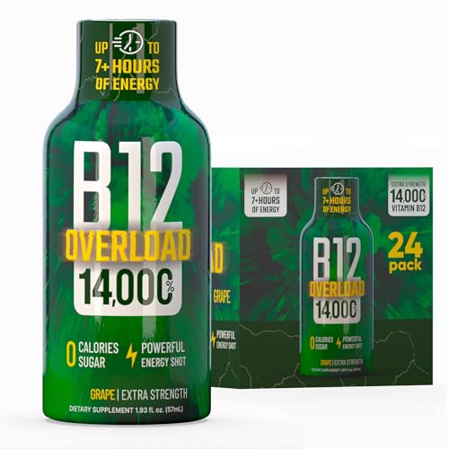 B12 Overload Extra Strength Energy Shot (23.16 Fl Oz)