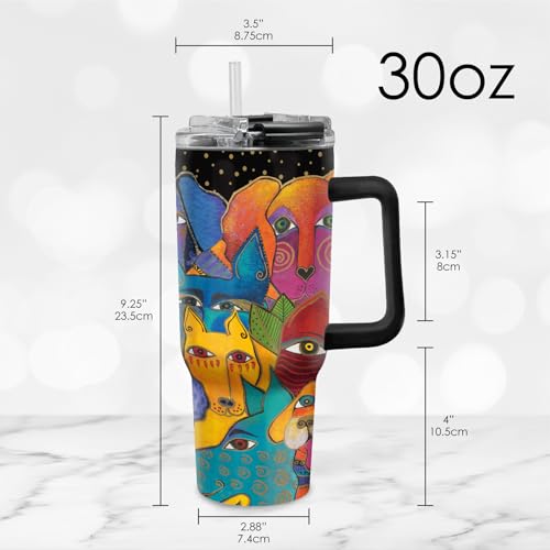 18 8 Stainless Steel Insulated Water Tumbler with Straw