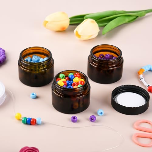 Glass Jars with Lids (24 Count)