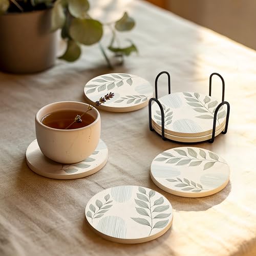 Ceramic Coasters Set of 4 (4 Count)