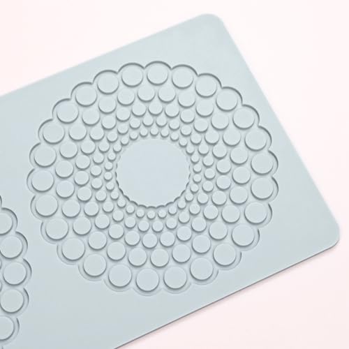 Hollow Round Circular Design Lace Mat Chocolate Fondant Mold DIY Sugar Craft Silicone Pad Cake Decorating Tools Kitchen Bakeware