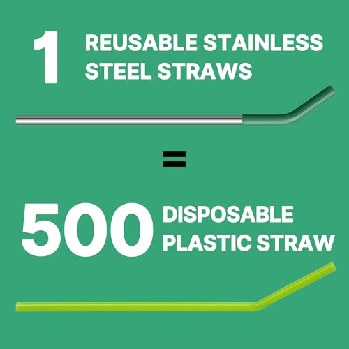 Metal Straws Reusable for 40 oz Stanley