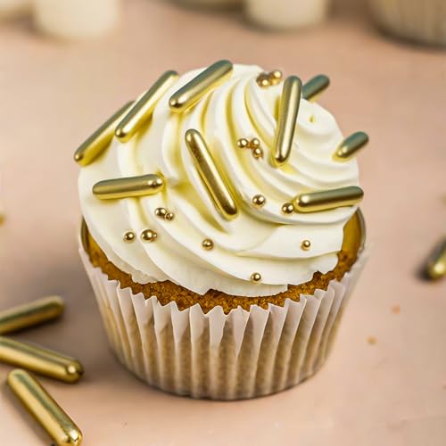 Gold Sprinkles 130g (4.58 Ounce)