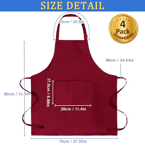 4 Pack Chef Apron (4 Count)