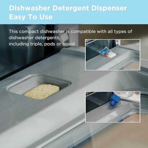 Countertop Dishwasher with 1.32Gal Tank