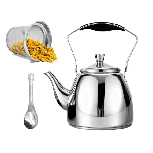 Stainless Steel Tea Pots with Infuser