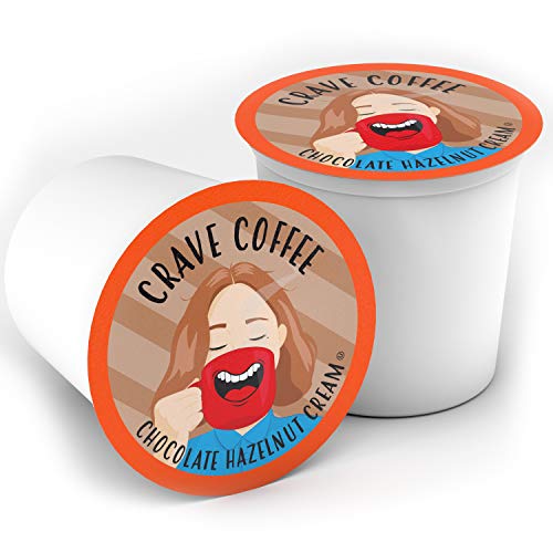 Chocolate Hazelnut Creme Coffee Pods for Keurig K Cup Brewers (100 Count)