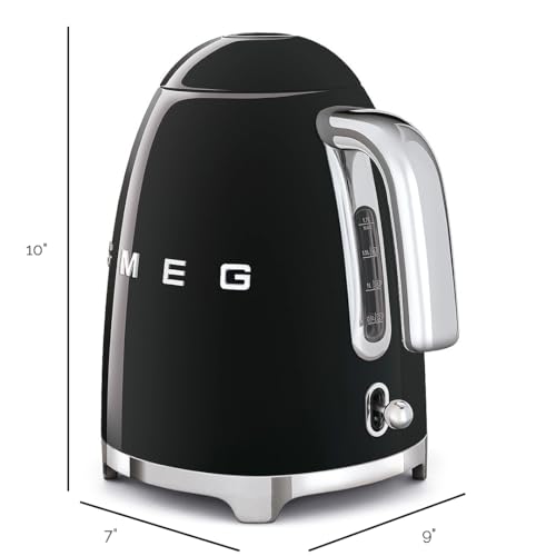 50's Retro Style Electric Water Kettle with Automatic Shutoff