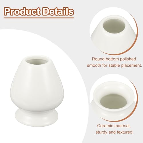 Ceramic Chasen Stand 70mm Matcha Whisk Holder Teas Set Whisks Stand Traditional Matcha Tea Chasen Holder Tea Set Accessories for Tea Tasting