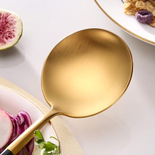 Black Gold Salad Serving Utensils (2 Count)