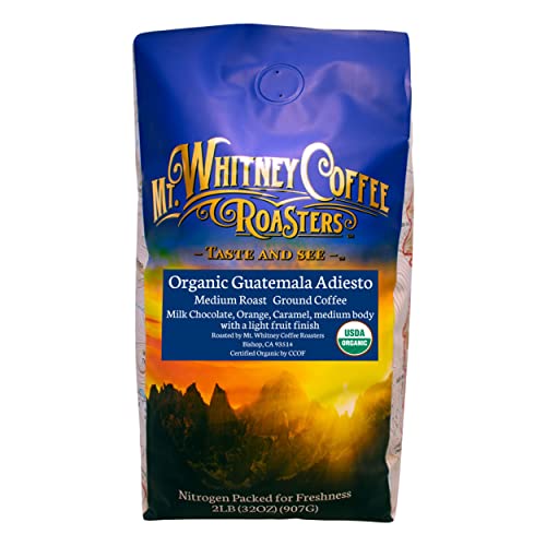 Mt. Whitney Guatemala Adiesto Cooperative Organic Low Acid Coffee (32 Ounce)