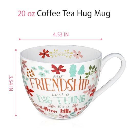 20 oz Floral Best Friend Coffee Mug