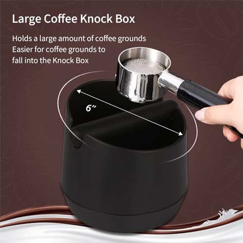 Knock Box 6 Inch Espresso Knock Box Shock