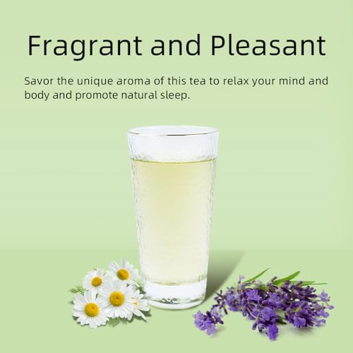 Chamomile and Lavender Herbal Tea Stress Relief Support Sleep (20 Count)