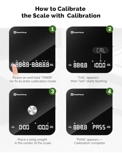 S2 Espresso Coffee Scale with Timer