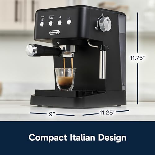 De’Longhi Classic Matte Black Espresso Machine