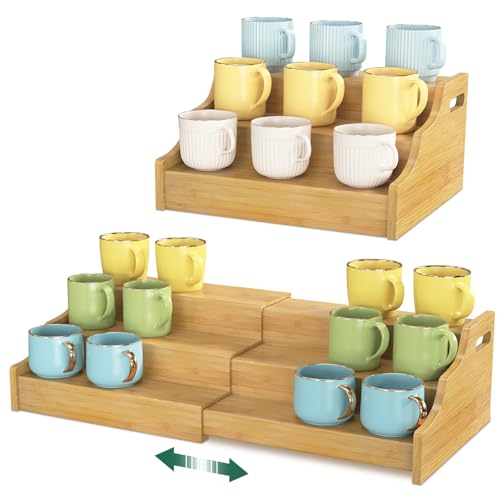 Coffee Mug Cup Holder Rack for Cabinets Countertop