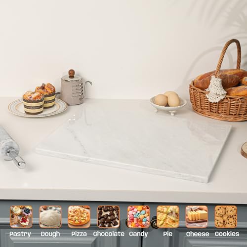 White Marble Cutting Board 16x20 Inch