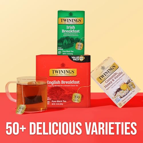 English Breakfast Black Tea Individually Wrapped Bags (100 Count)