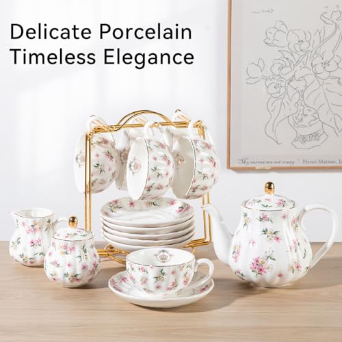Porcelain Tea Sets British Royal Series (13 Count)