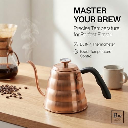 Gooseneck Kettle with Thermometer