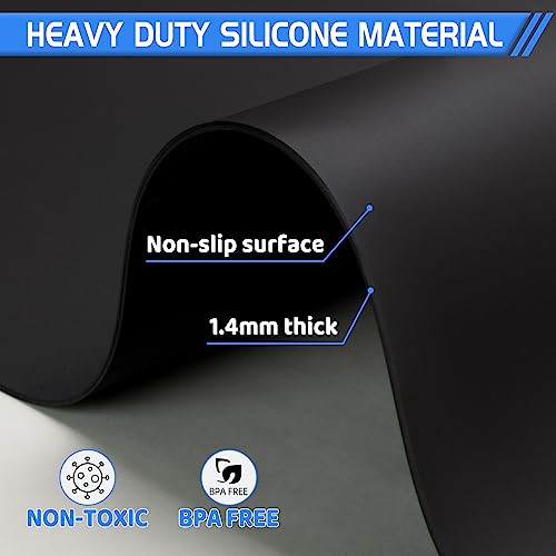 Silicone Mat 36"x 23.6" Heat Resistant Mats for Countertop Protector