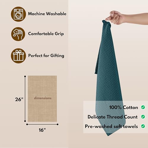Waffle Weave Kitchen Towels (4 Count)