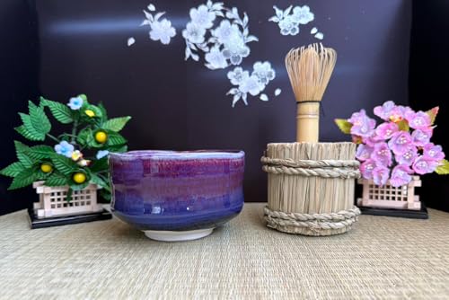 Japanese Traditional Handcrafted Matcha Chawan Tea Bowl Cup Ceremony Tableware Pottery