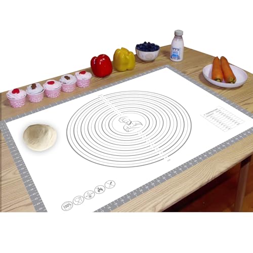 Pastry Dough Mat Silicone Baking Mats for Rolling Out Dough