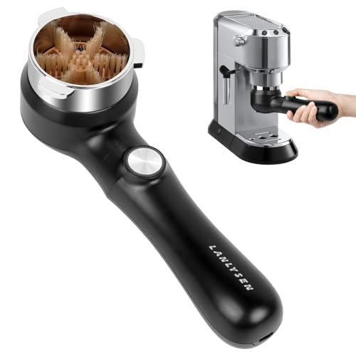 51mm Espresso Coffee Machine Electric Cleaning Brush Espresso Machine Cleaning Brush 360° Totally Enclosed Cleaning for 3 EARS 51MM Delonghi Dedica Style Series EC680 and EC685