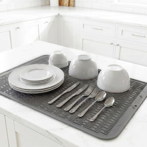 Silicone Dish Drying Mat for Multiple Usage