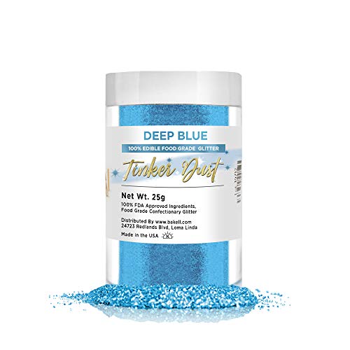 Deep Blue Edible Glitter