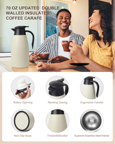 70 Oz Stainless Steel Coffee Carafe