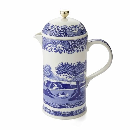 Blue Italian French Press