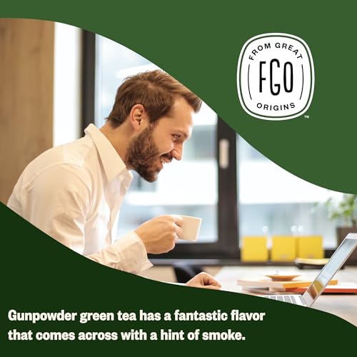 Organic Gunpowder Green Tea (16 Ounce)