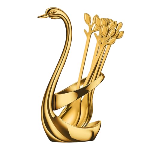 Gold Swan Base With 10