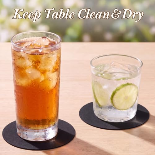 100 Pcs Round Cardboard Coasters Bulk (100 Count)