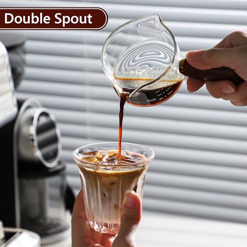 Espresso Shot Glasses with Wood Handle