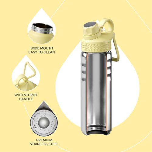 24oz Stainless Insulated Bottle with 2 Leak