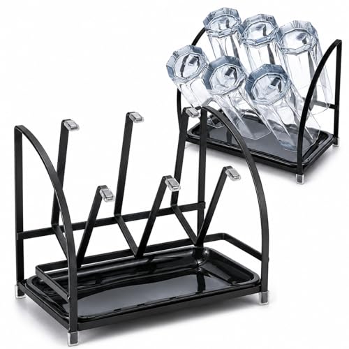 2 Packs Glass Drying Rack (16 Ounce)