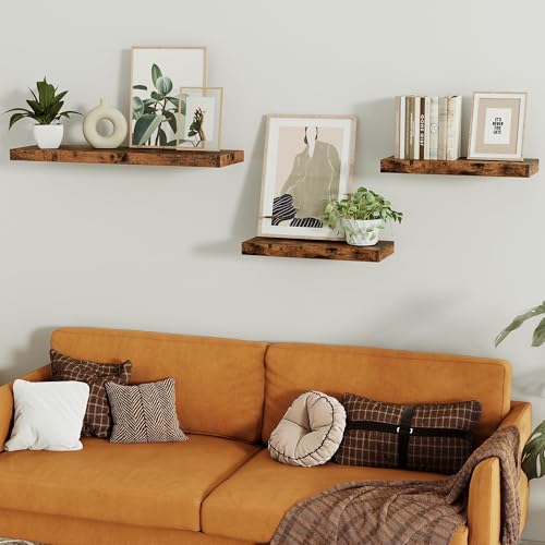 Floating Shelves for Wall Mounted 16 inch Set of 2 (2 Count)