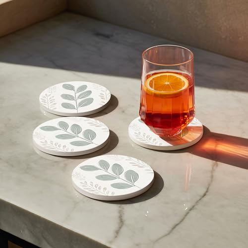 Ceramic Coasters Set of 6 (6 Count)