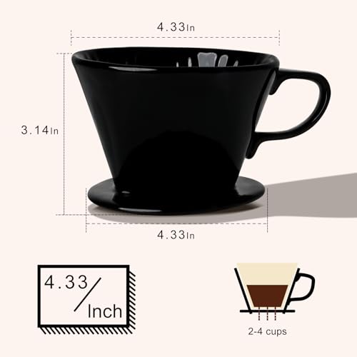 Handmade Pour Over Ceramic Coffee Dripper