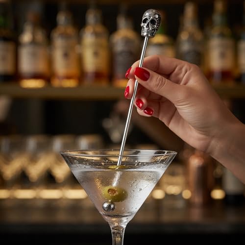 6 Pcs 7.5 Inch Metal Stir Sticks