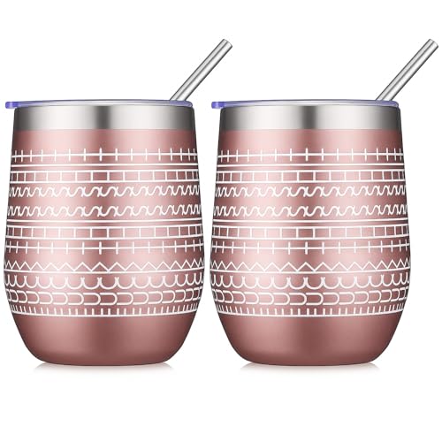 2 Pcs 12 oz Funny Message Coffee Mug Birthday White Elephant Gifts Stainless Steel Insulated Tumblers Wine Cup Gag Gift for for Employee Appreciation Coworkers Friends Father (2 Count)